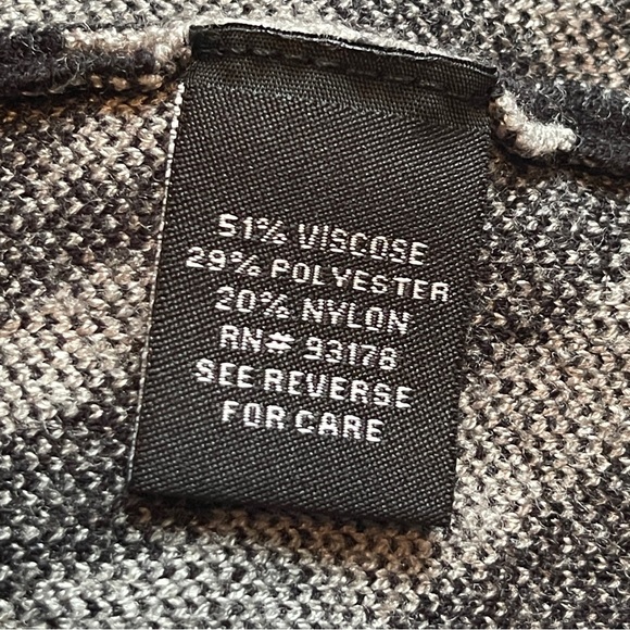 PREMISE Gray Zebra Print Cardigan Sweater - Picture 5 of 8